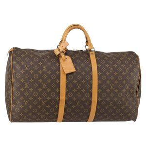 LOUIS VUITTON Monogram Keepall 60 Boston Bag